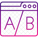 Web Ab Testing Ab Optimization Icon