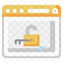 Web Access Web Unlock Unlock Icon