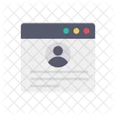 Web Account User Profile Icon