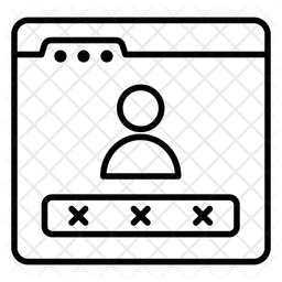 Web Account  Icon