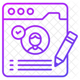 Web Account  Icon
