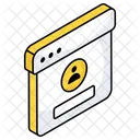 Web Account  Icon