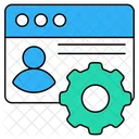 Web Account Management  Icon