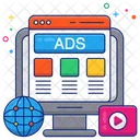Online Marketing Digital Marketing Online Ad Icon