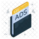 Web Ad Web Advertisement Digital Ad Icon