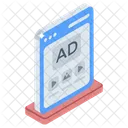 Web Ad Advertising Website Icon