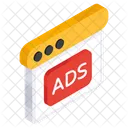 Web Ad Digital Ad Online Ad Icon