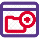 Web Add Folder  Icon