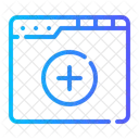 Web Add  Icon
