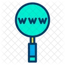 World Wide Web Search Web Address Searching Web Address Icon