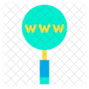 World Wide Web Search Web Address Searching Web Address Icon