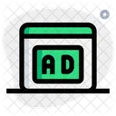 Web Ads Web Marketing Web Advertisement Icône