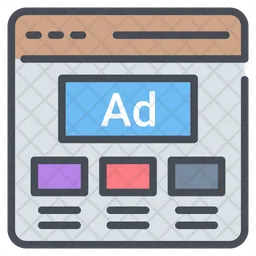 Web advertisement  Icon