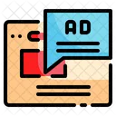 Web Advertisement Web Advertise Symbol