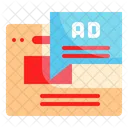 Web Advertisement  Symbol