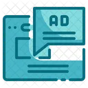 Web Advertisement  Symbol