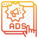 Web Advertising  Icon