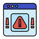 Web Warning Web Error Warning Icon