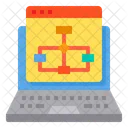 Webalgorithmus Webhierarchie Web Sitemap Symbol