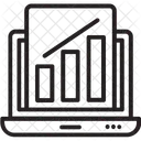 Web Analyses Statistiques Icône