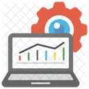 Web Analyses Statistiques Icône