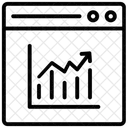 Analyse Web Analyse Statistique Evaluation Commerciale 아이콘