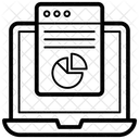 Analyse En Ligne Analyse Web Statistiques En Ligne Icône