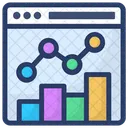 Trendanalyse Webanalyse Statistik Symbol