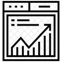 Analyse Web Representation Graphique Tableau Financier Icône