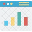 Balkendiagramm Balkengraph Geschaftsdiagramm Icon