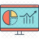 Analyses d'audience Internet  Icône