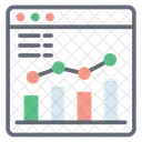 Analyse Web Analyse De Donnees Infographie Commerciale Icon
