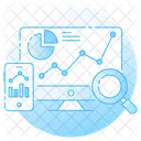 Webanalyse Datenanalyse Geschaftsinfografik Symbol