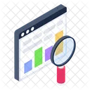 Webanalyse Datenanalyse Web Exploration Symbol