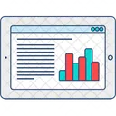 Webanalyse Webanalytik Online Liniendiagramm Symbol