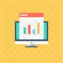 Web Analyse Analytics 아이콘