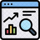 Web Analysis Search Analytics Statistic Icon