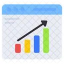 Web Graph Web Chart Web Analytic Icon