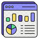 Web Analytic Data Analytics Business Analytics Icon