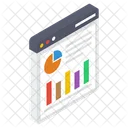 Web Analytics Business Website Data Analytics Icon