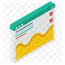 Web Analytics Business Website Data Analytics Icon
