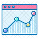 Web Analytics Graph Website アイコン