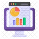 Data Analytics Web Analytics Online Business Chart Icon