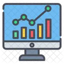 Web Analytics Statistics Data Analytics Icon