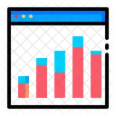 Web Analytique Analyse Icône