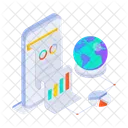 Web Analytics Report Infographics Icon