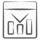 Business Website Data Chart Online Data Icon