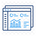 Web Analytics Website Performance User Behavior Icon