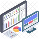 Online Business Analytics Web Analytics Business Analytics Icon