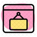 Web-Anzeigentafel  Icon